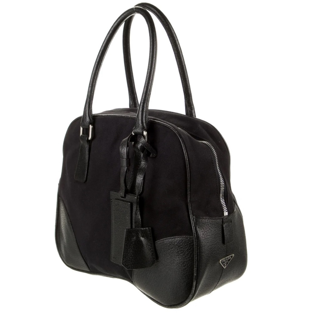 PRADA | Cinghiale Trimmed Canapa Bowler - Picture 3 of 12